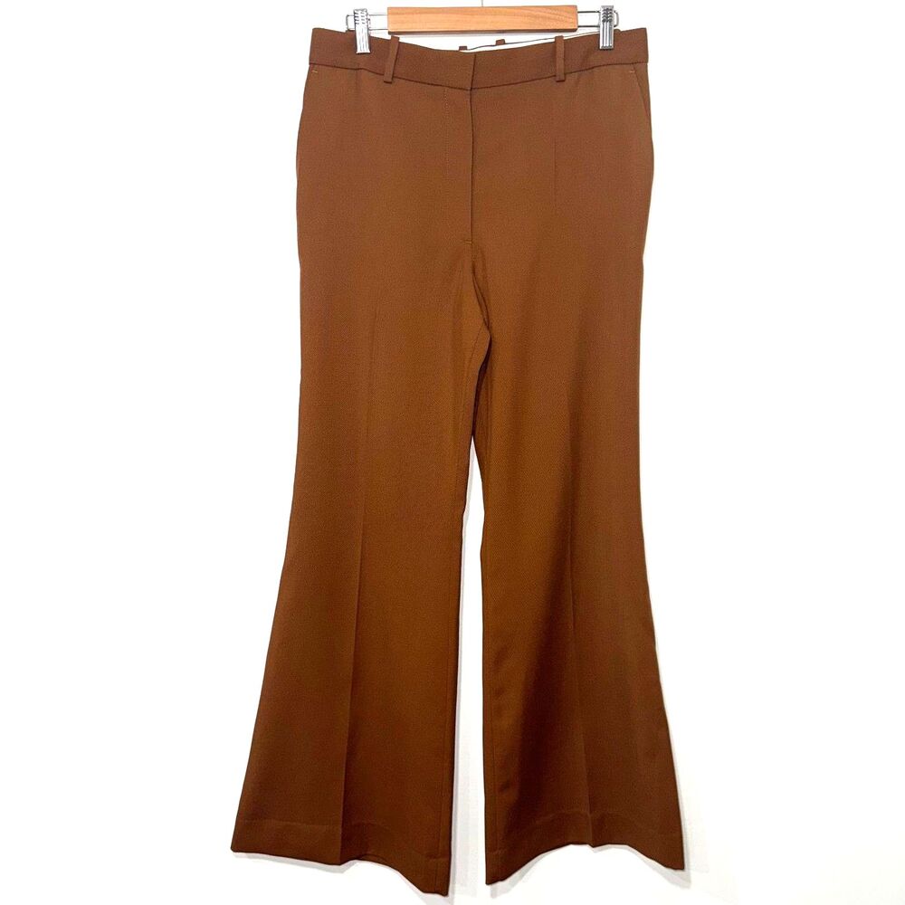 COS Brown Flare Pants